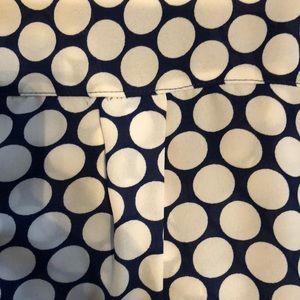 express tops blue and white circle button down poshmark